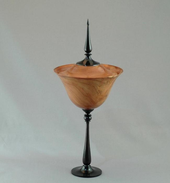 Cherry Lidded Goblet